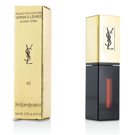 ysl glossy stain orange graffiti|Rouge Pur Couture Vernis À Lèvres Glossy Stain .